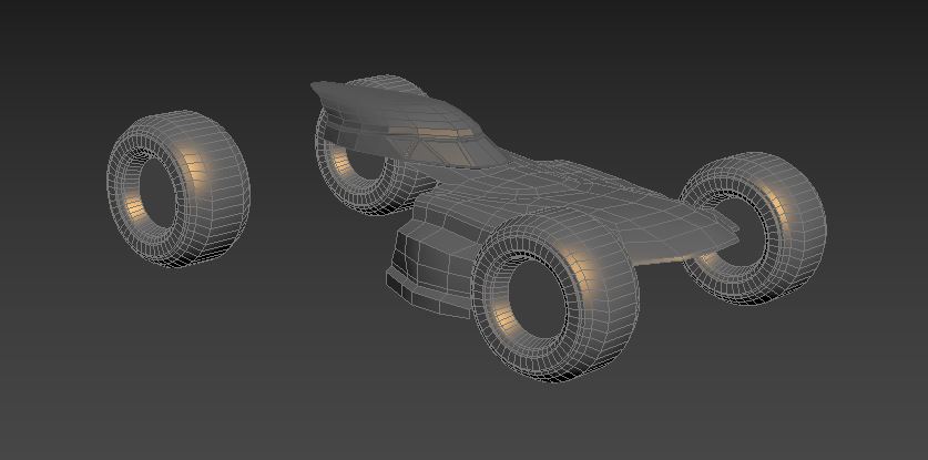 Humster 3D Car Rendering Competition - Batman v Superman Batmobile