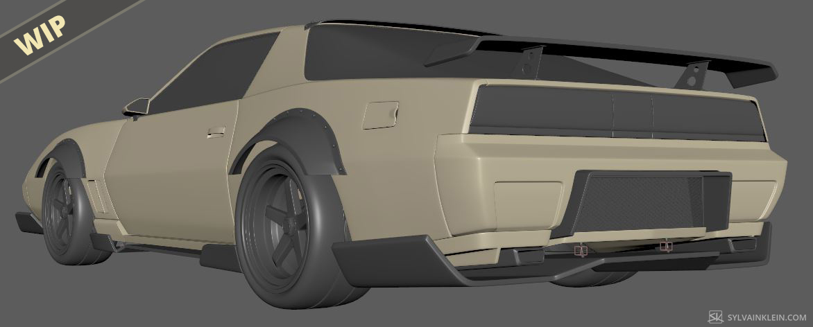 Humster 3D Car Rendering Competition - KITT EX (K2000 tribute)