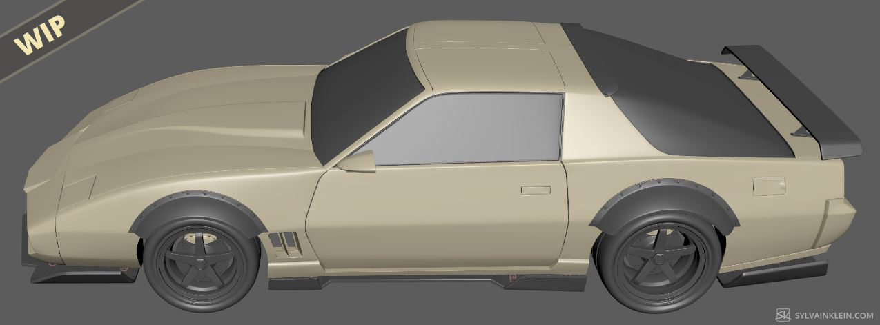 Humster 3D Car Rendering Competition - KITT EX (K2000 tribute)
