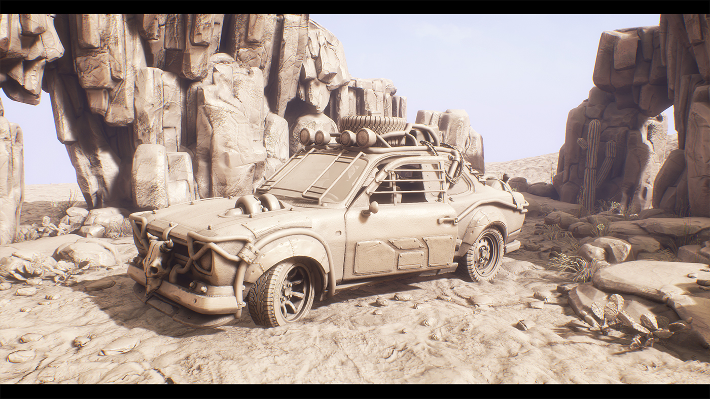 Desert Ford Escort MKI