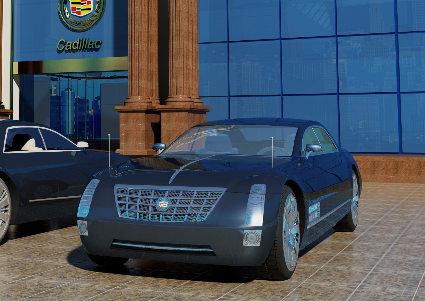 Cadillac sixteen concept 2003