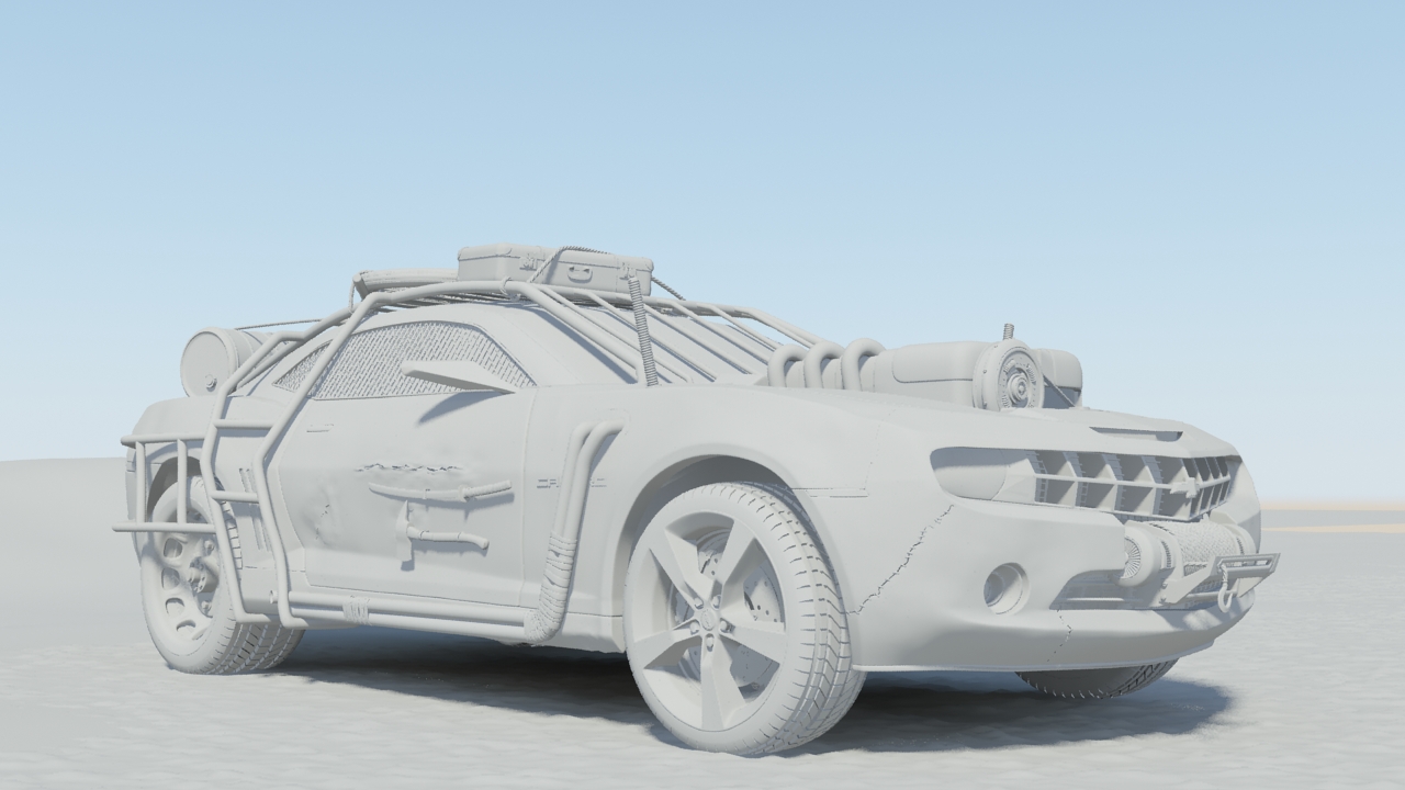 Car Render Challenge-2017 - Mad Max theme