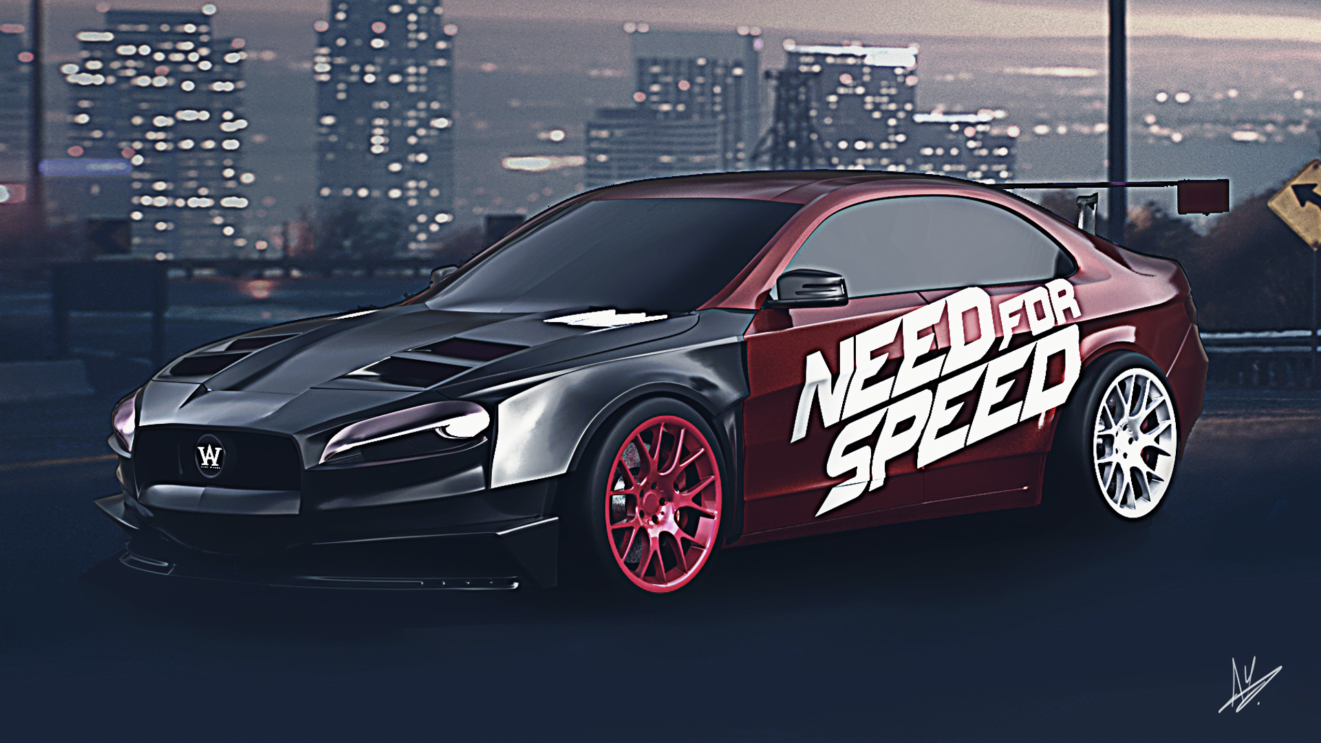 Aldi Works 43 Concept - Need for Speed Style - Car Render Challenge 2018