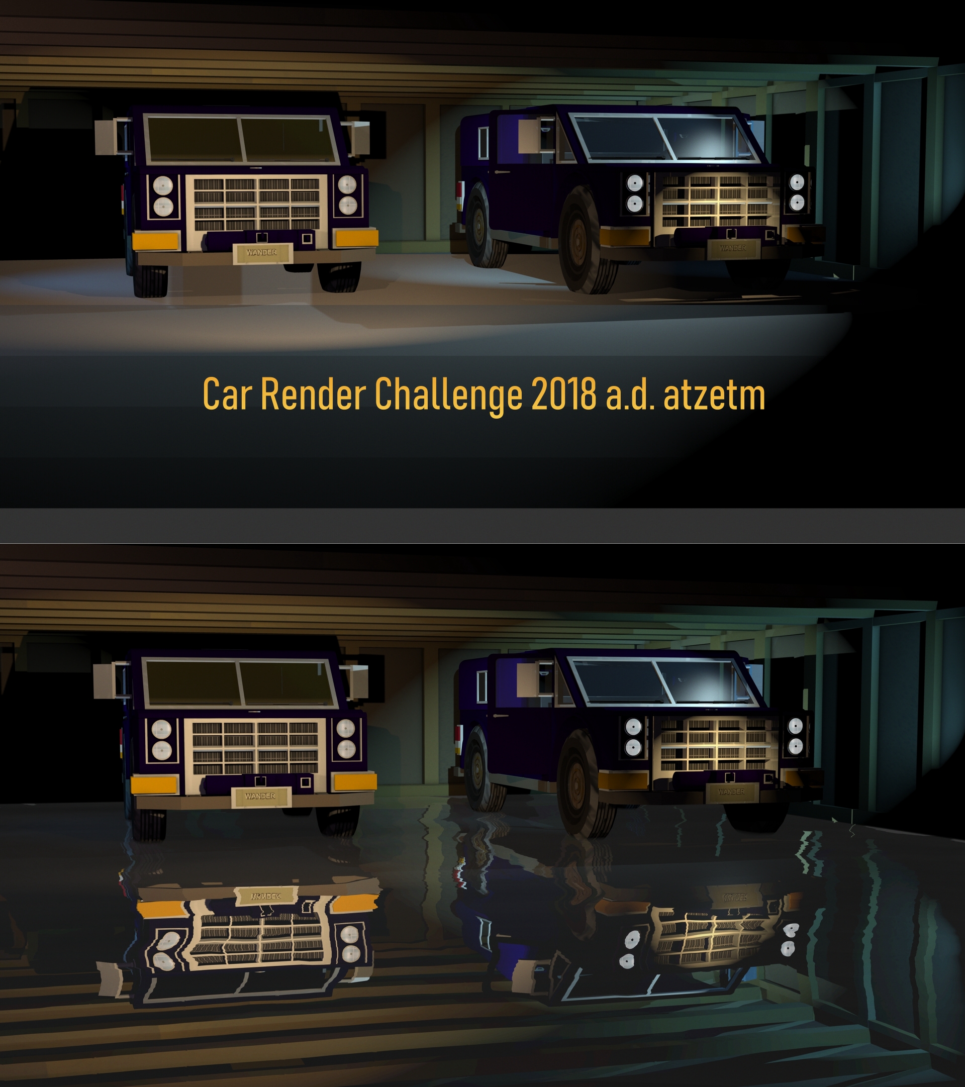 Car Render Challenge 2018 atzetm