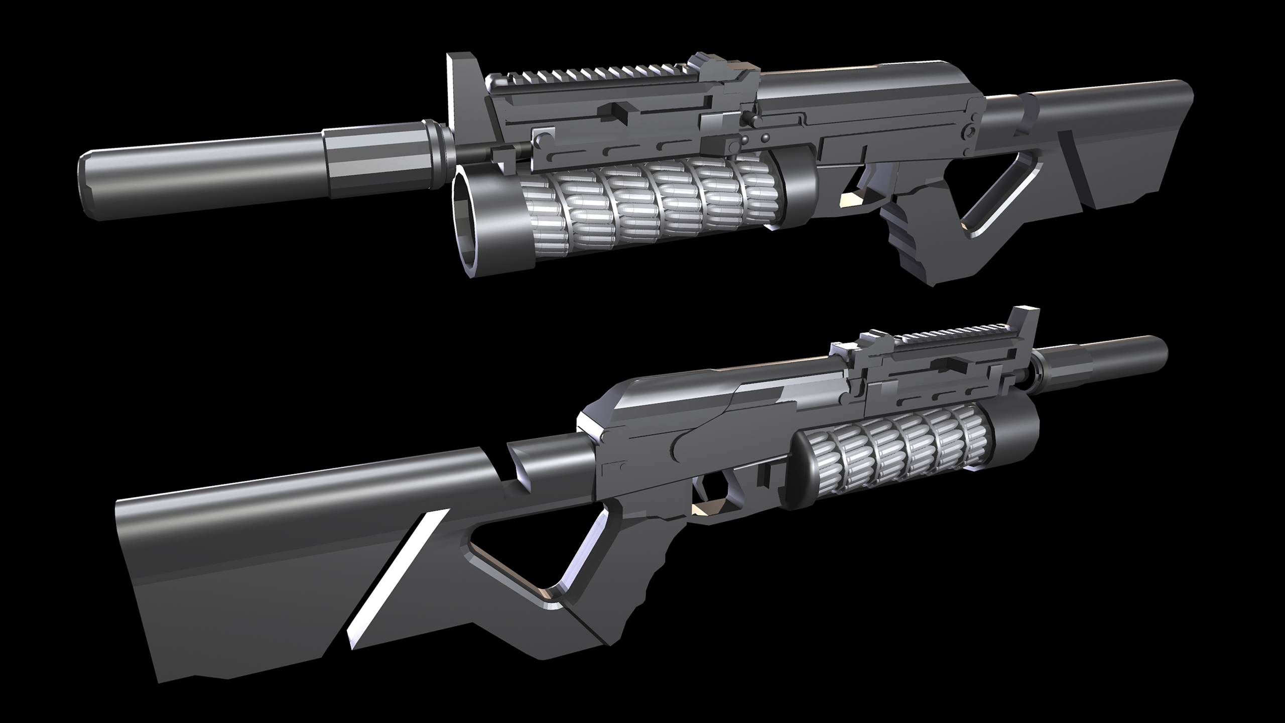 Three D Guns 2 - Bizon-IV
