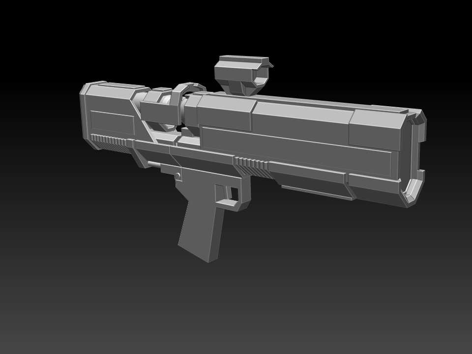 Three D Weapons Challenge WIP - Ion Pulse Rifle