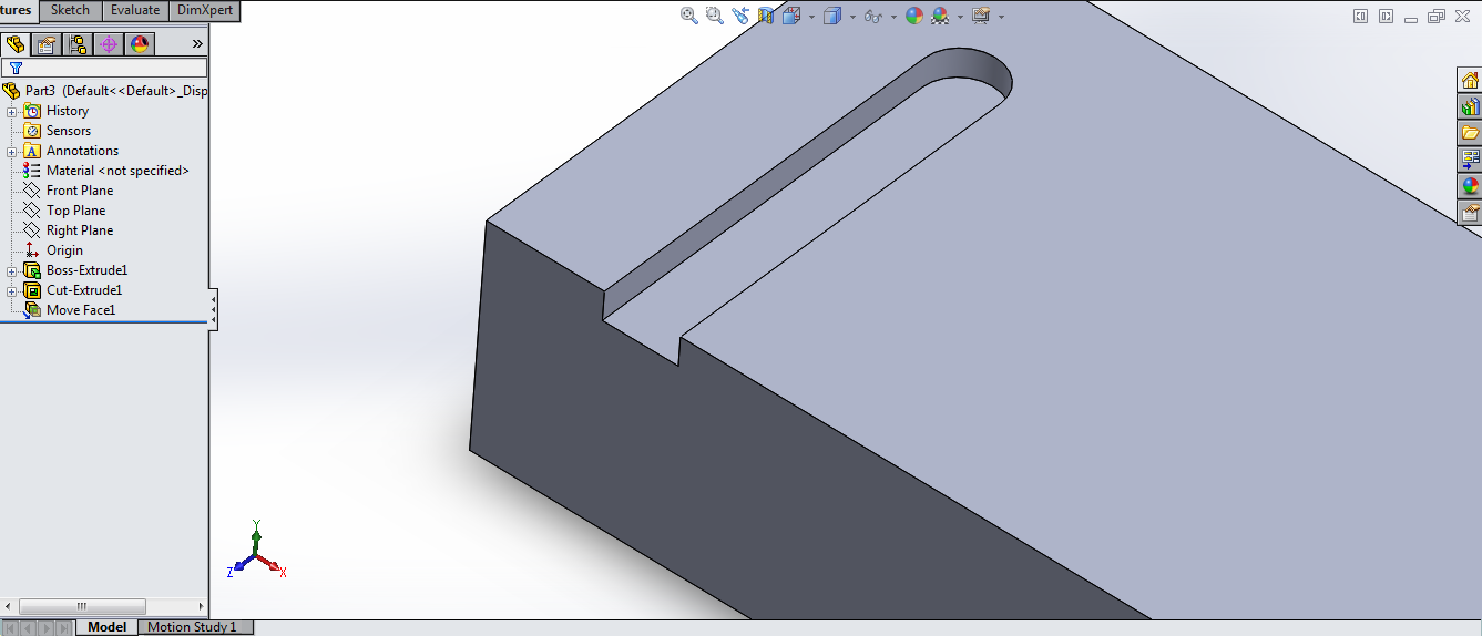 How to move feature of part using Move Body command in Solidworks ?