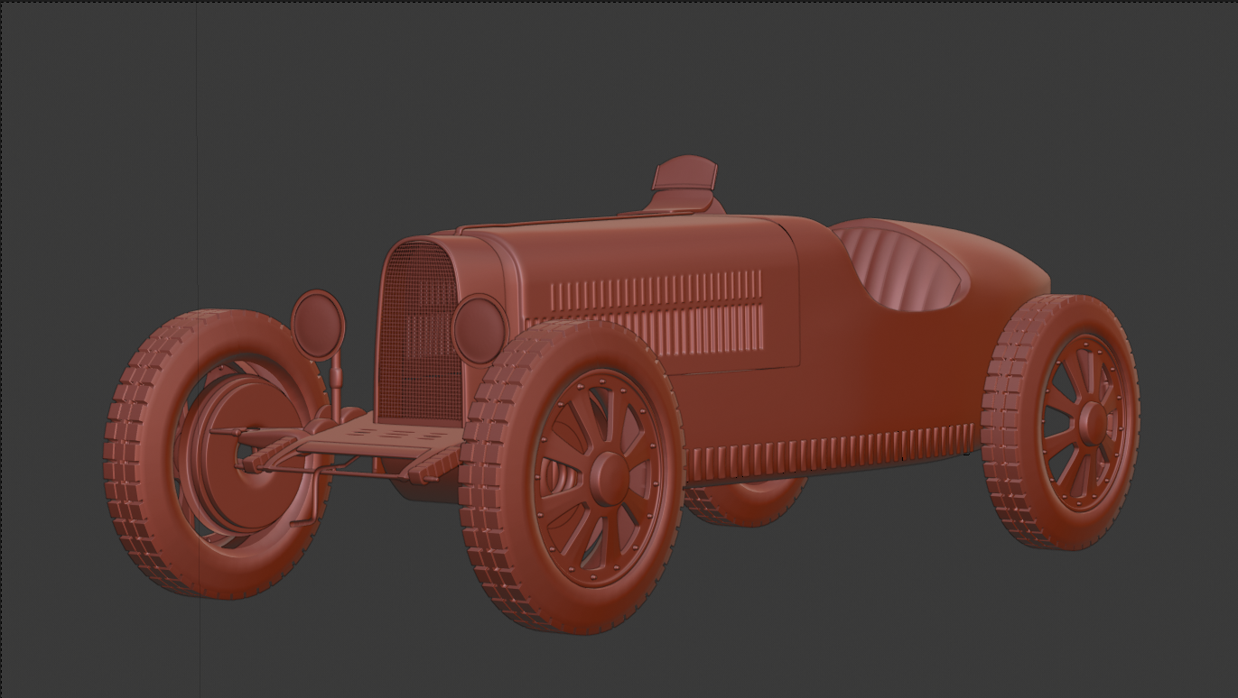 Bugatti 1927- Car Render Challenge 2020