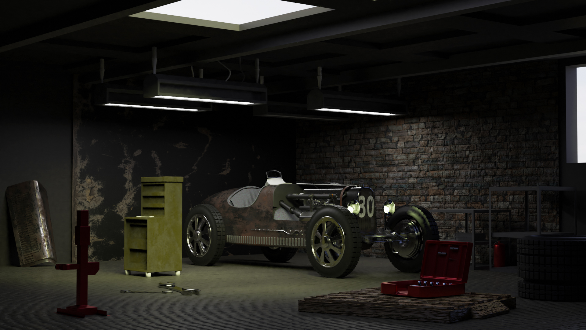 Bugatti 1927- Car Render Challenge 2020