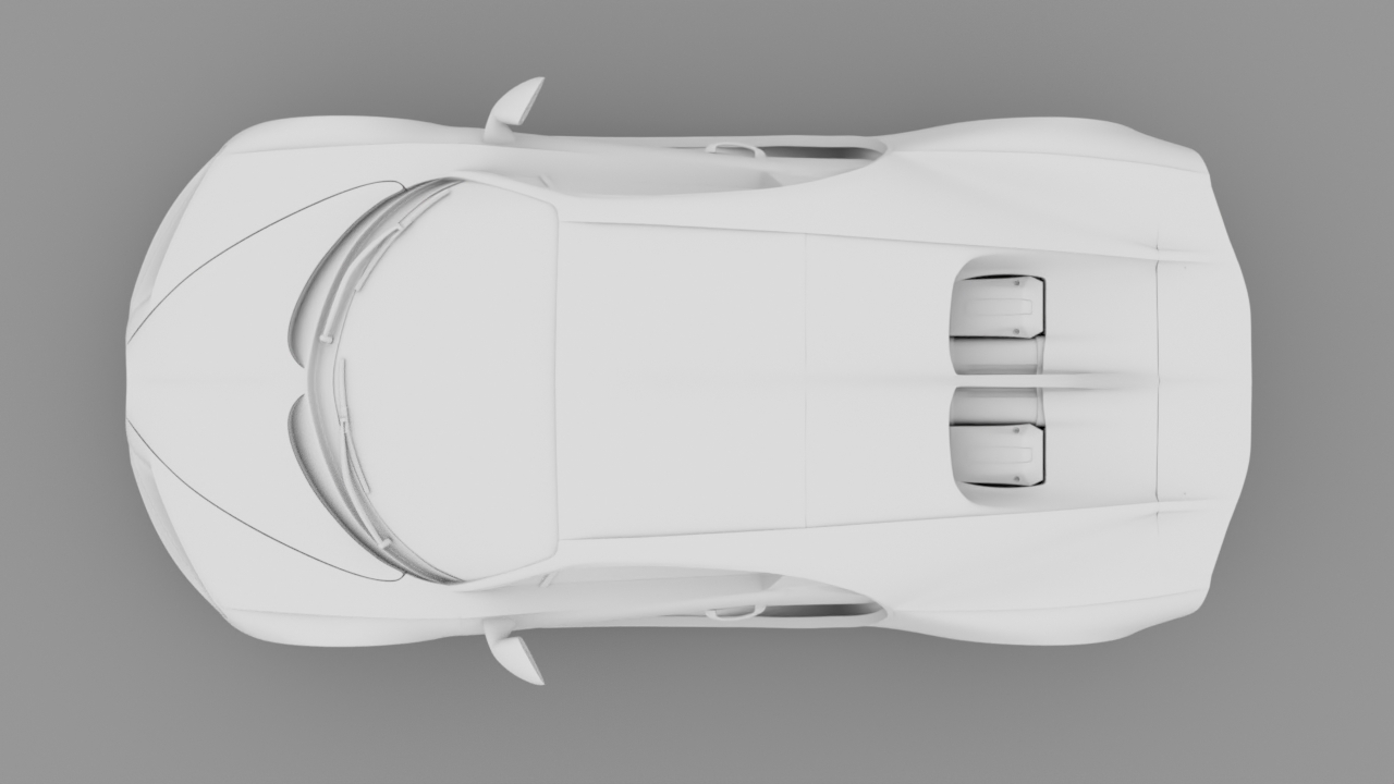 Bugatti Chiron - Car Render Challenge 2020