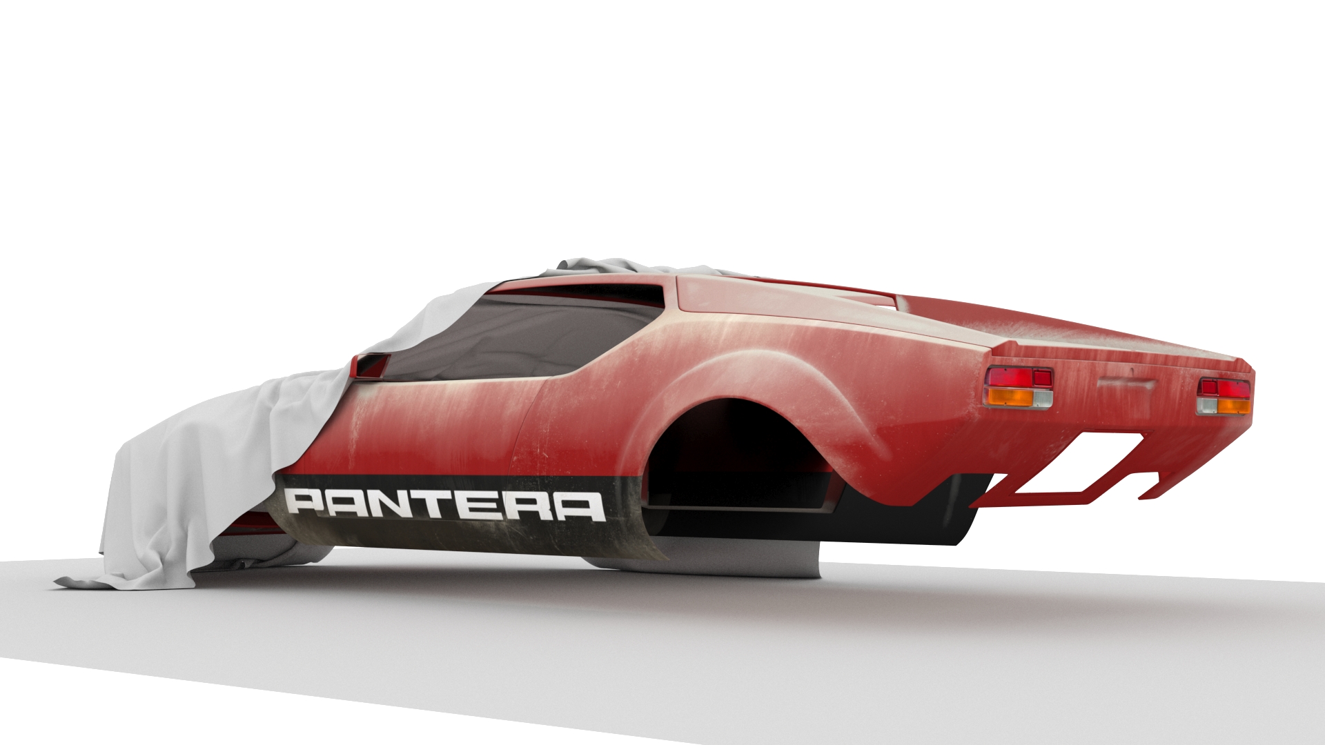 Sleepless Nights - De Tomaso Pantera - Car Render Challenge 2020