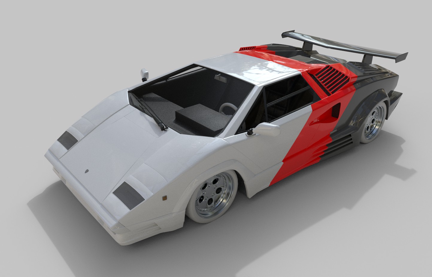 car render challengr 2020_ countach and neon
