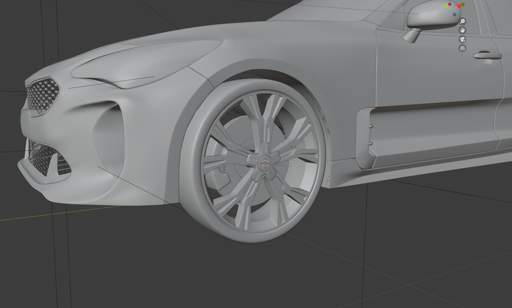 Kia Stinger - Car render challenge 2020