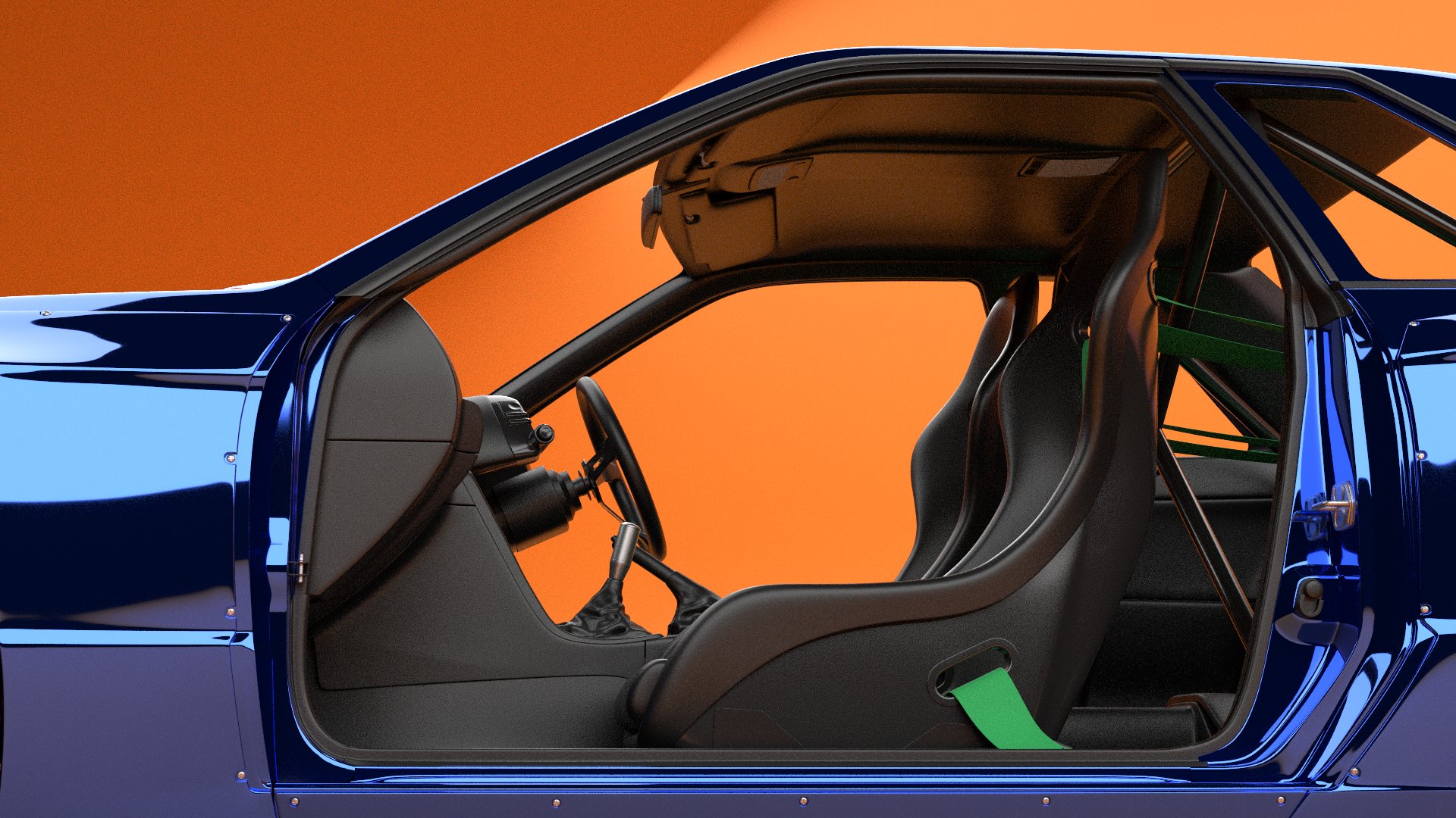 2022 Hum3D car challenge__Nissan R32 GTR with Pandem widebody kit